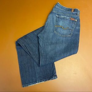 7 For all Mankind Long Bootcut Denim